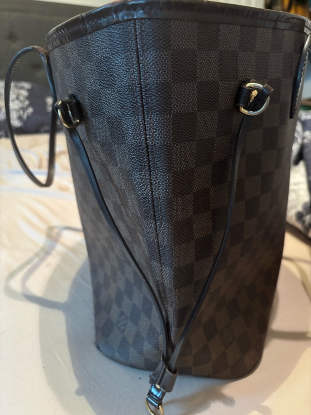 Louis Vuitton Neverfull MM Damier Ebene | Authentic-overall good used condition - Picture 4 of 16